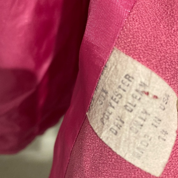 Solini NY VTG 80's Pink Blazer Jacket - Picture 16 of 16